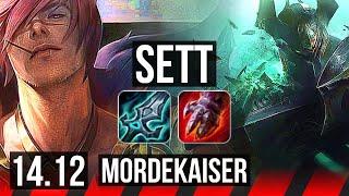 SETT vs MORDEKAISER (TOP) | 6 solo kills, 46k DMG | VN Grandmaster | 14.12