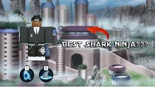 Shark Ninja gameplay/moveset in rouge Ninja (Roblox)