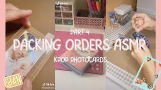 ASMR Packing Orders Part 4 | Photocards and Trades | TIKTOK Compilation | polaroidlove