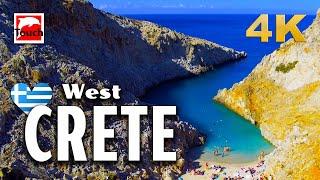 West CRETE (Kreta, Κρήτη), Greece 4K ► Top Places & Secret Beaches in Europe #touchgreece