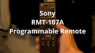 Sony BPD-S470 RMT-107A Programmable Remote.  Programmable on select TV brands.