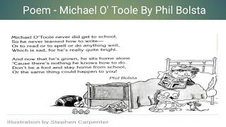 Poem- Michael O'Toole By Phil Bolsta/ Poem for Kids