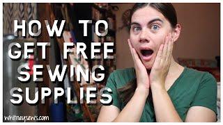 5 BEST Ways to Get Cheap & FREE Sewing Supplies - Whitney Sews