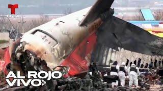 Accidente aéreo deja decenas de muertos en Corea del Sur