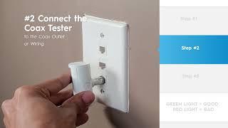 Hitron DSS-01 Coax Cable Tester...Test your Coax Outlet for Cable Internet