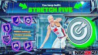 *Current Gen* Best Stretch Five Build 2k21!!! Best Shooting Big Man Build in NBA 2k21 Current Gen!!!