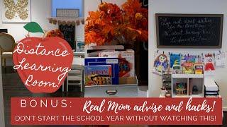 ️ TRANSFORM THE GUEST BEDROOM TO DISTANCE LEARNING ROOM + 5 HACKS FOR HOME SCHOOL YOU MUST KNOW️