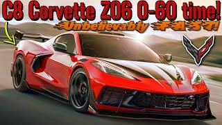 C8 Corvette Z06 0-60 time REVEALED! C8 Z06 emblem, NEW Z06 spy shots and MORE!