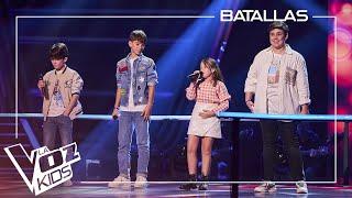 Luis, Sergio, Rafael y Cristina cantan "+" | Batallas | La Voz Kids Antena 3 2024