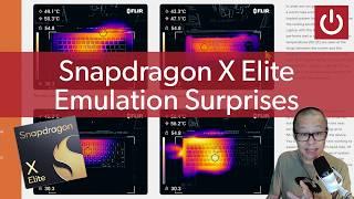 Snapdragon X Elite Emulation Performance and Battery Life Tested!
