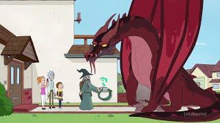 Rick gets Morty a new Dragon - Rick and Morty 04x04 - Claw and Hoarder: Special Ricktim's Morty