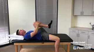 Supine Hip Flexor Stretch