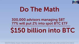 Why Bitcoin Will Rise to $420,000: It’s not a prediction. It’s simple arithmetic.