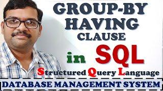 GROUP BY & HAVING CLAUSE IN SELECT COMMAMD || SQL COMMANDS || GROUP BY || HAVING || SQL || DBMS