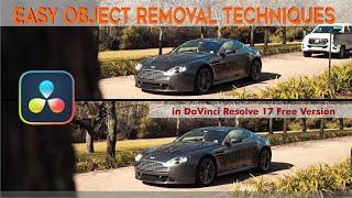 Simple Object Removal Techniques in DaVinci Resolve 17 Free Version