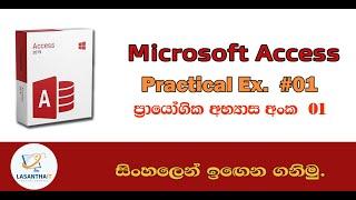 Microsoft Access for Beginner (Sinhala) Tutorials/ Lesson 01/ How use Microsoft Access