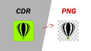 #21 CARA SAVE FILE DARI FORMAT CDR MENJADI PNG - (Tips dan Trik Coreldraw)