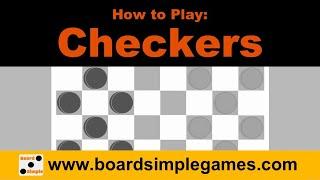 How to Play - Checkers