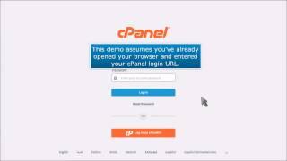 Login to cPanel