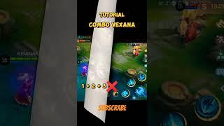 Tutorial Combo Vexana #mobilelegends #shorts #vexana #tutorial #combo