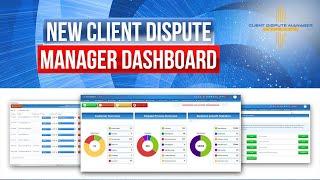 Credit Repair Software: New Client Dispute Manager Dashboard(2023)