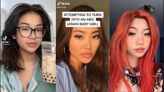 asian baby girl “abg” makeup on tiktok! |