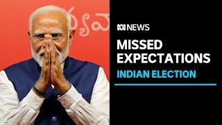 What cost Narendra Modi a landslide victory in the Indian election? | ABC News