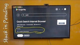 Fix the Playstore install Pending Problem in Mi TV | App getting stuck in Pending | Problem Fixed 