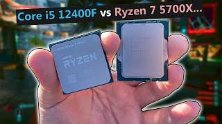 i5 12400F vs Ryzen 7 5700X