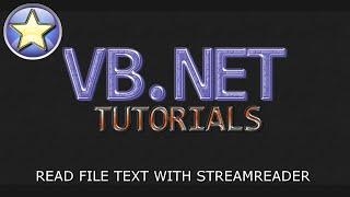 VB.NET Tutorial For Beginners - Reading File Data with StreamReader (Visual Basic .NET)