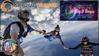 Big O Boogie 2022 4K @SkydiveOrange Back to the 80s Skydiving Option Studios Tony Suits Orange VA