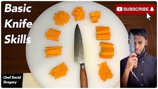 Basic knife skills | Learning different cuts | Julienne | Batonnet | dice...