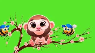 green screen cartoon character,monkey king green screen,monkeys green screen