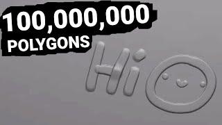 What Does 100,000,000 Polygons Look Like?