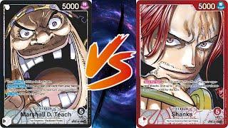 One Piece FLAGSHIP BATTLE: Blackbeard vs Shanks (OP-9 Meta)