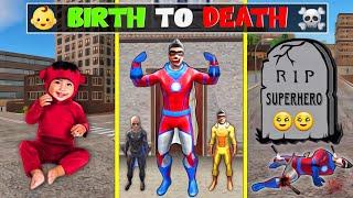 Superhero's BIRTH To DEATH In ROPE HERO VICE TOWN (Story)