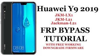 Huawei Y9 2019 JKM-LX1 FRP BYPASS TUTORIAL