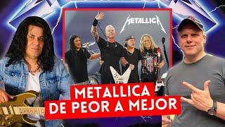 METALLICA SIN FILTRO: LOS DISCOS MÁS DEFENESTRADOS Y LOS MÁS ACLAMADOS