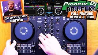 Pioneer DJ DDJ-FLX4 - The PERFECT entry level DJ controller? Full review & feature demo! #TheRatcave