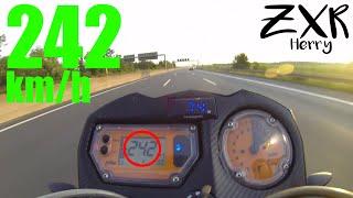 KTM 990 SuperdukeTopspeed 242 Km/h Highspeed | ZXRHerry