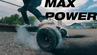 Insane Electric Skateboard at MAX POWER - ONSRA BLACK Carve 3 PRO