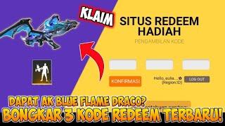 BONGKAR 3 KODE REDEEM FF BERHADIAH AK BLUE FLAME DRACO? REDEEM KODE FF TERBARU BULAN MEI 2021