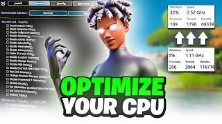  ULTIMATE CPU Optimization for INSANE FPS in 2025!  BOOST FPS & FIX Stutters