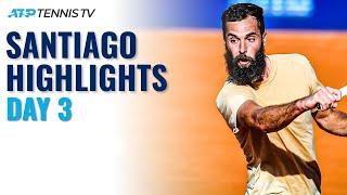 Paire and Rune Battle Under the Lights; Tiafoe and Djere in Action | Santiago 2021 Day 3 Highlights