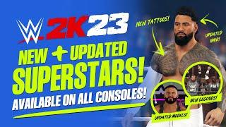 WWE 2K23: 23 New & Updated Superstars, Legends & Championships!
