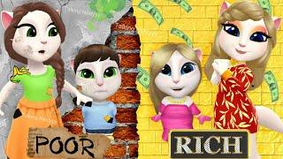 Poor Mom VS Rich Mom | Mothersday | My Talking Angela 2