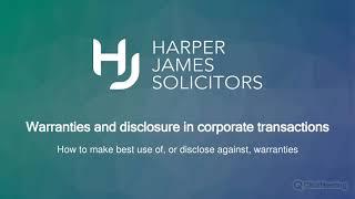 Warranties and disclosure in corporate transactions