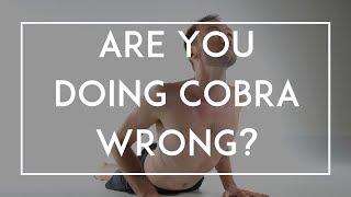 3 Mistakes In Cobra Pose (and how to fix them)