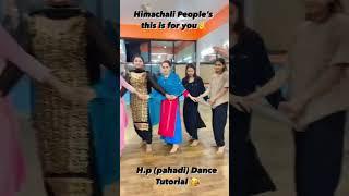 Pahadi Dance Nati Tutorial Dance - Himachal dance Tutorial - Folk culture Dance - best easy steps