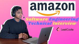 Mock Amazon Interview | Amazon Software Engineering Technical Interview | Amazon Interview Questions